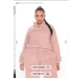 Fashion Nova loungewear Pant Set NWT